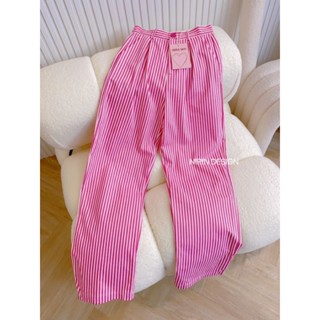 candy pant กางเกงริ้วสีพาทเทล