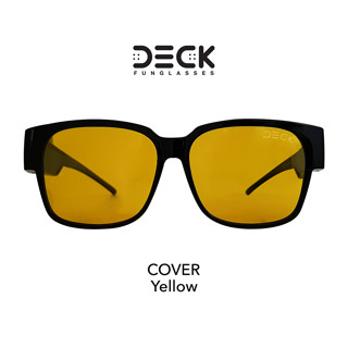 DECK แว่นตากันแดด รุ่น COVER - YELLOW ใส่ทับแว่นสายตาได้ ของแท้100% ประกันศูนย์