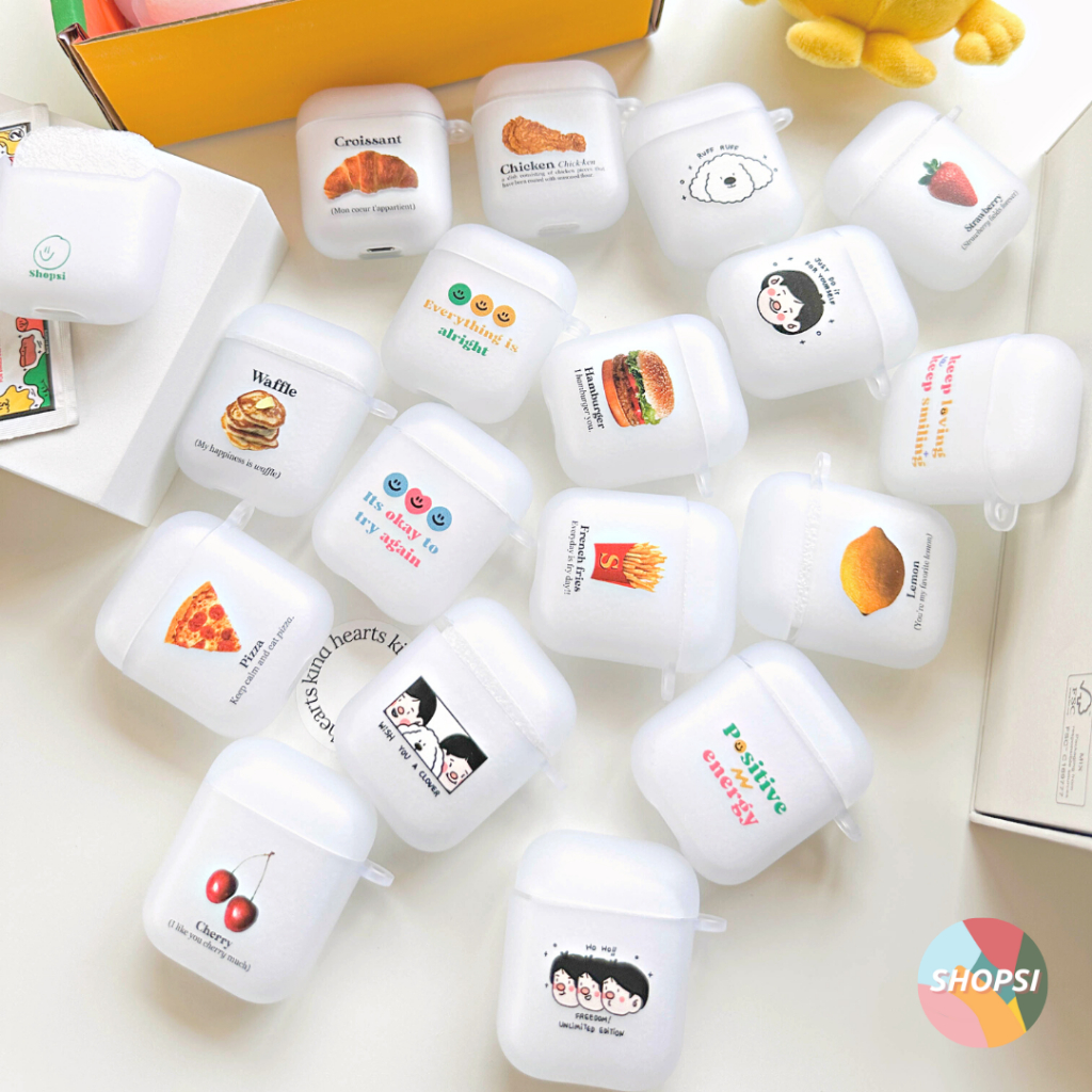 EXCLUSIVE | เคส AirPods Gen2 2023 - Q2 สำหรับใช้กับ AirPods Gen2 เคสซิลิโคนแข็ง SHOPSI พร้อมส่ง