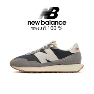 New Balance 237 Casual Shoes Gray Blue ของแท้ 100%