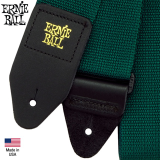 ERNIE BALL® Guitar Strap (P04050) สายสะพายกีตาร์ 3in1 รุ่น Polypro (Dark Green) ** Made in USA**