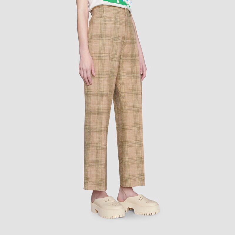 รองเท้าแตะสไตล์คลาสสิกของผู้หญิง gucci ใหม่จัดส่งจากฝรั่งเศส/รองเท้าแตะผู้หญิง Cutout G Platform สไตล์ขาวดำ