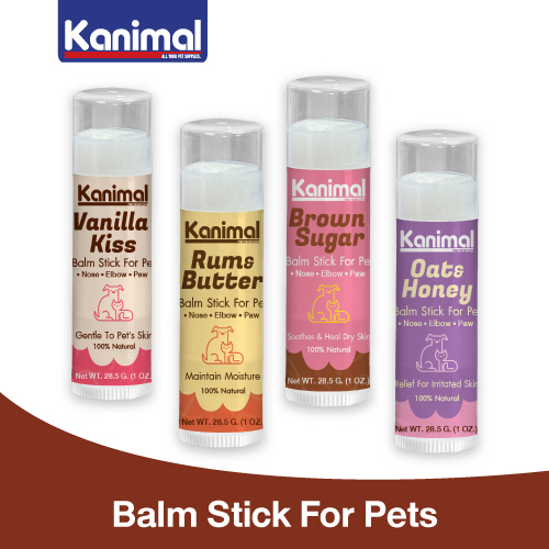 Kanimal Balm Stick บาล์มแท่งบำรุงผิวหนัง สูตร All-In-One ใช้ทาข้อศอก จมูก อุ้งเท้า ลดผิวแห้ง สำหรับสุนัขและแมว