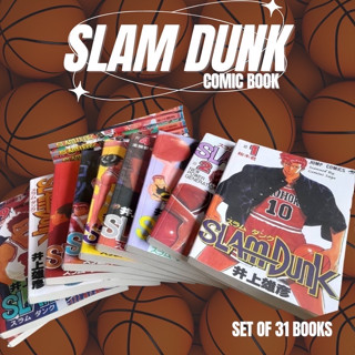 หนังสือการ์ตูน Slam Dunk ภาษาอังกฤษ ชุด 31 เล่ม สลัมดังค์ การ์ตูนญี่ปุ่น ภาษาอังกฤษ ฝึกภาษาอังกฤษ