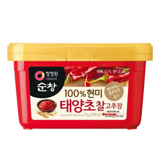 โกชูจัง( hot paper paste )ซอสพริกเกาหลี ฝาทอง ตรา ชองจองวอน ขนาด 1kg