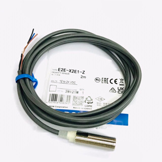 E2E-2E1-Z/E2E-XE2 เซนเซอร์ตรวจจับโลหะ Proximity Sensorระยะตรวจจับ 2mm NPN/NO-NC 3สาย 12-24VDC