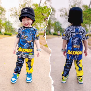 ชุดเด็กชายขายาว เสื้อแขนสั้น กางเกงขายาว ชุดเท่ห์