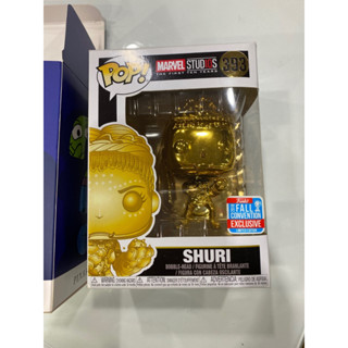 Marvel POP ACTION FIGURE OF SHURI (GOLD) #393
