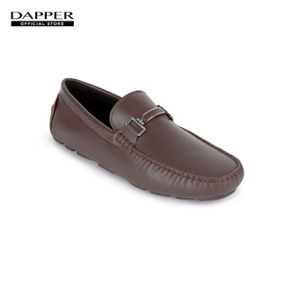 DAPPER รองเท้ามอคคาซิน GEL-TECH Hardware Driving Shoes สีน้ำตาล (HPME2/014LH)