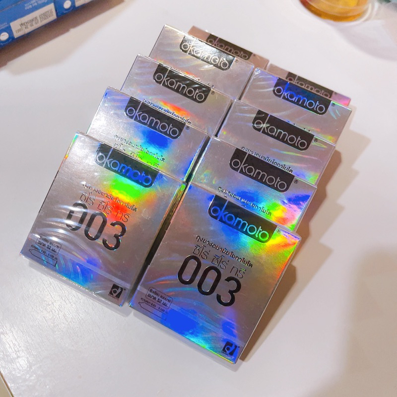 Okamoto 003 ถุงยางอนามัย (แพ็ค 10 กล่อง)