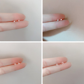 012-littlegirl_gifts- minimal stud earrings/คู่