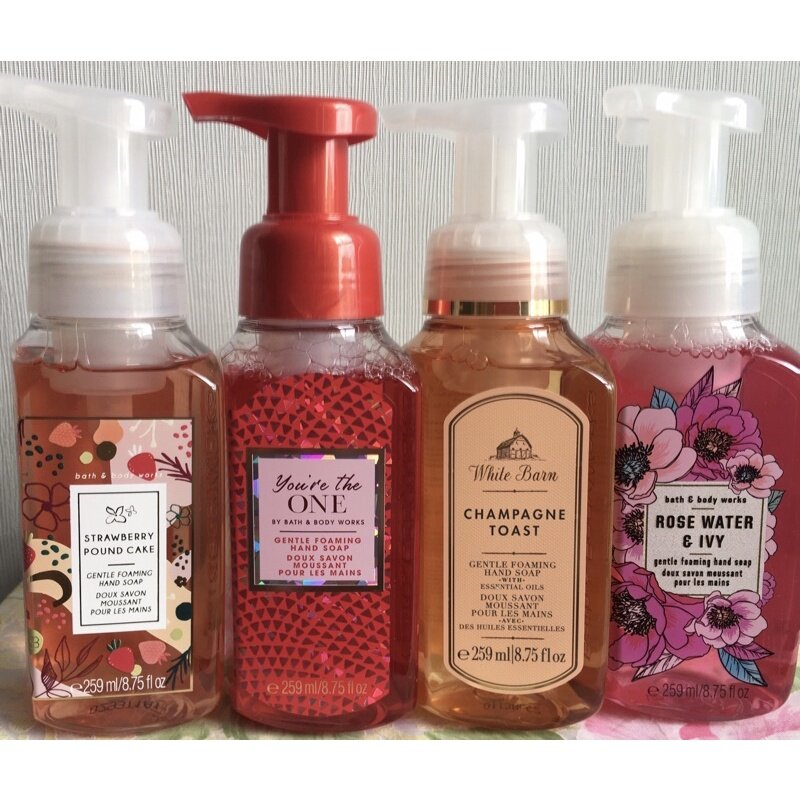 Bath & Body Works Gentle Foaming Hand Soap 8.75 oz (259 ml) สบู่ล้างมือ แบบปั้มโฟม Bath&BodyWorks