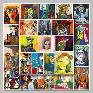 💥พร้อมส่ง💥Picasso ปาโบล ปิกาโซ นิทรรศการ poster อเมริกัน ย้อ…