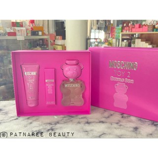 ชุดน้ำหอม ป้ายไทย หมีชมพู Moschino Toy2 Bubble Gum EDP Gift Set 100ml