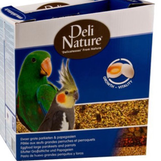 ⓅⓀⒻ Deli nature Eggfood (800 g.) เดลิเนเจอร์ อาหารไข่ สูตรสำหรับนกพาราคีตและนกแก้ว