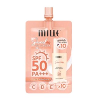 MILLE(มิลเล่)ครีมกันแดดสูตรน้ำสเนลคอลลาเจน SPF50PA+++