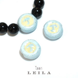 Leila Amulets หัวนะโม รุ่นรวยพันล้าน Baby Leila Collection สีฟ้าเหลือง (พร้อมกำไลหินฟรีตามรูป)