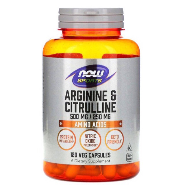 Now sports ARGININE&CITRULLINE(120capsules)
