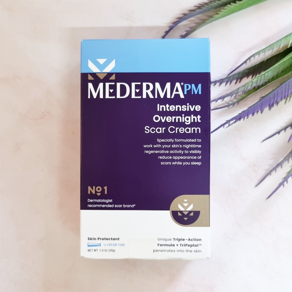[Mederma®] PM Intensive Overnight Scar Cream 28g ครีม กลางคืน สำหรับลดเลือนรอยแผลเป็น
