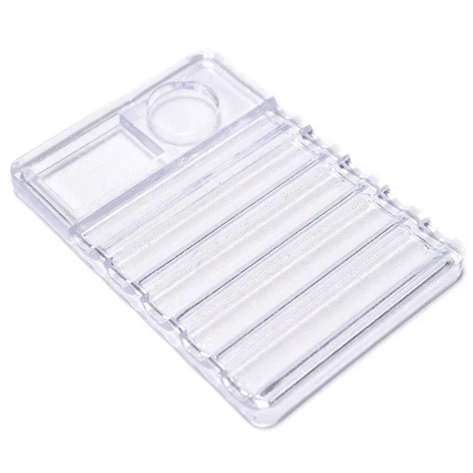 จานสี จานสีพลาสติก จานใส่สีอะคริลิค ที่วางพู่กัน สีใส