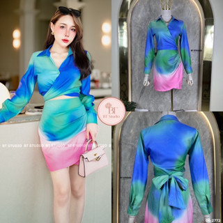CODE : 06-2772 ชุดสีสดใส ชุดเซทสวยๆ งานป้าย BT