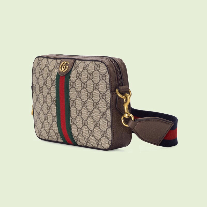 กระเป๋าสะพายคลาสสิกของผู้ชาย gucci ใหม่จัดส่งจากฝรั่งเศส/กระเป๋าสะพาย Ophidia GG
