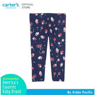 CARTERS CAPRI LEGGING NAVY BERRY คาร์เตอร์กางเกงเลคกิ้งขายาวเด็กผู้หญิง ลายเบอรี่  L10