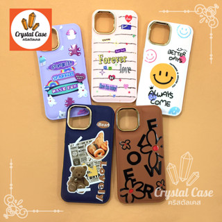 11 13 เคสมือถือนิ่ม TPU กันเลนส์กล้องเงาพิมพ์ลายการ์ตูน