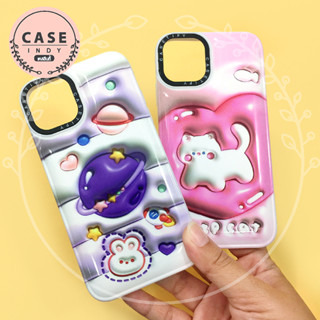 SAMSUNG A23 เคสนิ่มซิลิโคน TPU ด้านหลังนูนกันเลนส์กล้อง casetify พิมพ์การ์ตูนน่ารัก