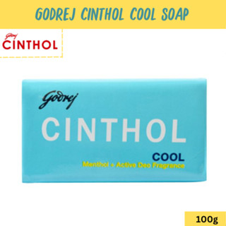 Godrej Cinthol Cool สบู่ซินทอล CINTHOL สูตร Cool ขนาด 100 กรัม สบู่ซิลทอล