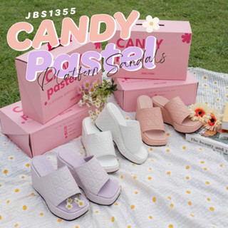 #JBS1355 🍿 CandyPastel Platform Sandals🍭