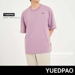 Yuedpao No.1 เสื้อยืดSignature Oversize Summer ผ้าหนาทรงสวย ยับยากรีดง่าย รับประกันไม่ย้วย 2 ปี สี Rosebud