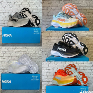 รองเท้าใส่วิ่ง🏃🏻‍♂️Hoka Bondi(wide)sz.36-45 มี4สี สำหรับผู้ชายและผู้หญิง หน้าเท้ากว้างสินค้าพร้อมส่งพร้อมกล่อง