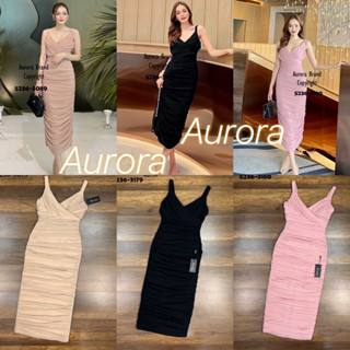Code: 5236 เดรสออกงาน เดรสสีดำ งานป้าย Aurora