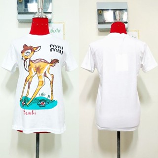 ป้าย COMO Basic Store เสื้อยืดคอกลมลาย Bambi