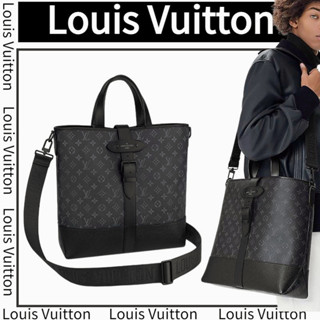 🎈หลุยส์ วิตตอง LOUIS VUITTON    SAUMUR Tote Bag/กระเป๋าผู้หญิง/กระเป๋าสะพายข้าง/กระเป๋าสะพายไหล่/รูปแบบล่าสุด/กระเป๋าเอก