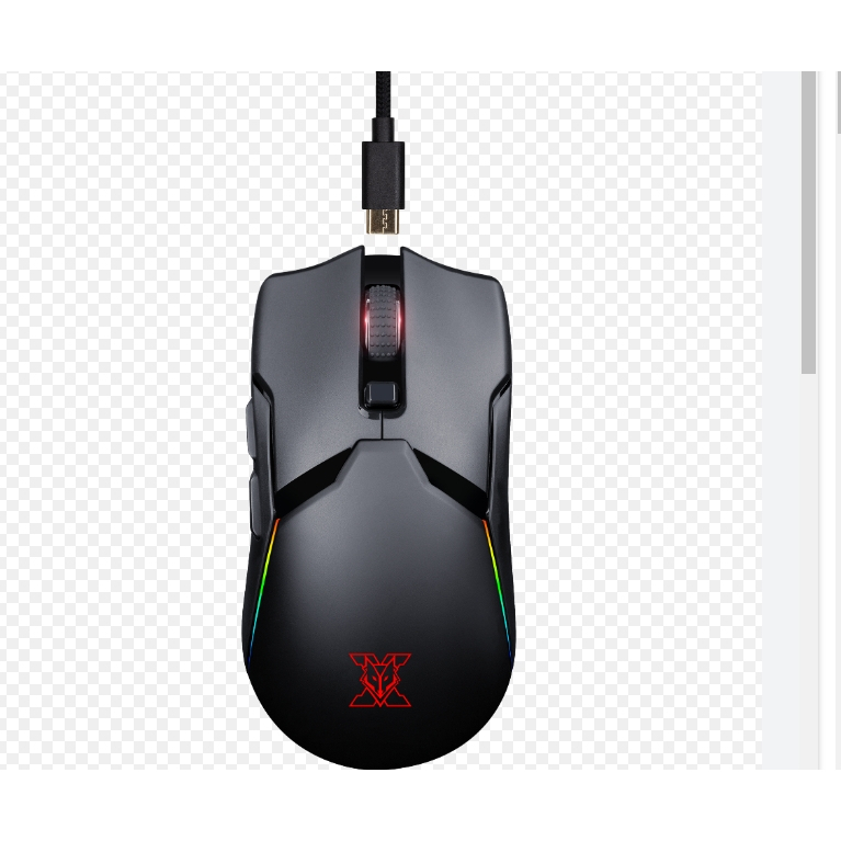 Nubwo X58 WIRELESS & WIRED MACRO เมาส์เกมมิ่งไร้สาย มีไฟ RGB ปรับ DPI ได้ ของแท้รับประกัน 2 ปี