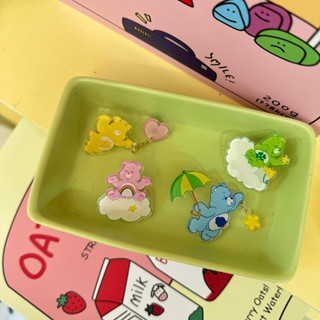 (พร้อมส่ง🌷) Care Bears เซ็ต 4 ชิ้น เข็มกลัดแคร์แบร์ เข็มกลัด