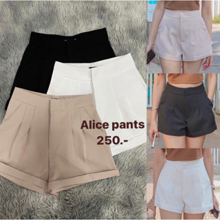 alice pants - กางเกงขาสั้นบาร์บี้ เอวสูงปิดสะดือ