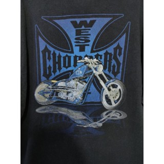 เสื้อยืด มือสอง ลายมันส์ งานแบรนด์ West Coast Choppers อก 46 ยาว 31