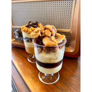 pudding parfait - toffee cake พุดดิ้งพาเฟ่ต์ ทอฟฟี่เค้ก