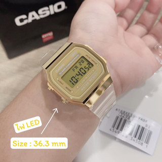 🎁CASIO STANDARD A168XESG-9A ของแท้ 100% พร้อมส่ง ประกัน 1 ปี