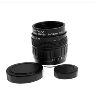 เลนส์ละลาย 35MM F1.7 Mirrorless แถม 4ชิ้น!! เลนส์ละลาย เลนส์มือหมุน