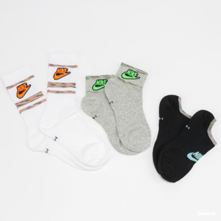 ถุงเท้า Nike Sportswear Everyday Essential Socks 3-Pack ของแท้ 100%