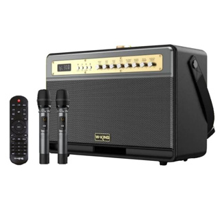 W-king K6L PLUS+ ลำโพง บลูทูธพกพา 200Watt ไมค์ชาร์จได้ Super Bass