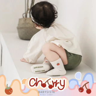 ถุงเท้าเด็ก babysista รุ่น Cherry มีกันลื่น