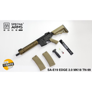 Specna Arms E19 EDGE 2.0TM DD MK18 Mod1 AEG - TAN