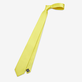 SUIT SELECT Slim Plain Yellow Tie