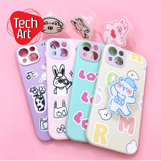 i7+ i13/Samsung A04 A04s A12 A13(5G) A23 A51 A53 A73 S22ultra เคสมือถือนิ่ม TPU กันเลนส์กล้องพิมพ์ลายการ์ตูน