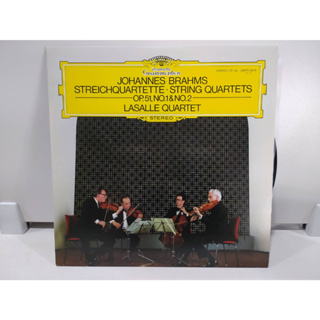 1LP Vinyl Records แผ่นเสียงไวนิล JOHANNES BRAHMS STREICHQUARTETTE STRING QUARTETS  (J10A53)